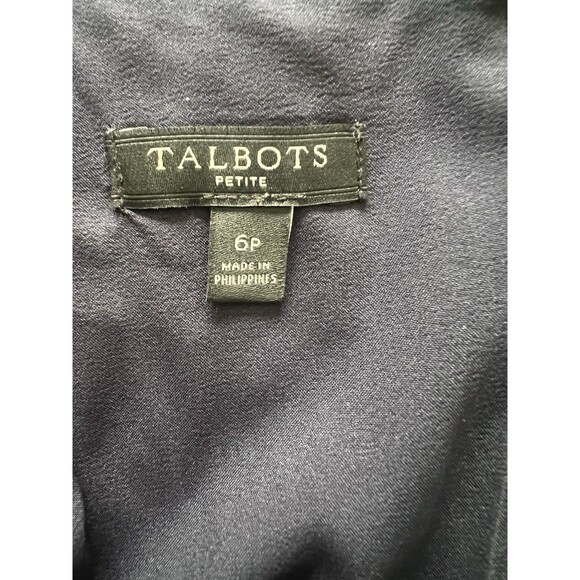 Talbots Black Watch Plaid Shift Dress Size 6P Wool Blend - Picture 5 of 6